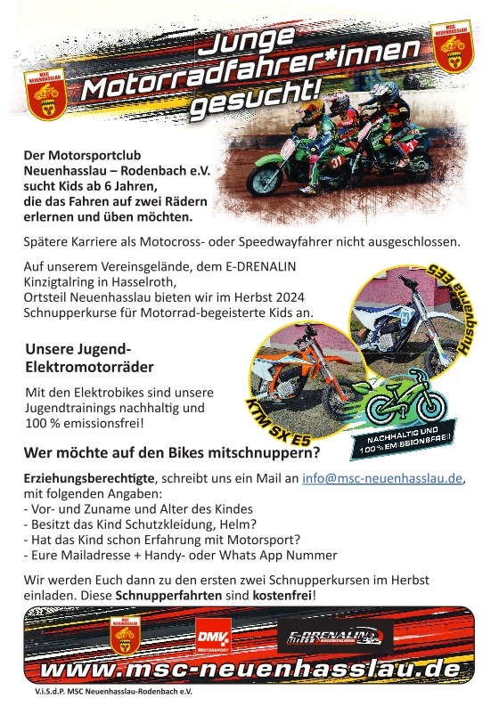 Flyer Jugendtraining